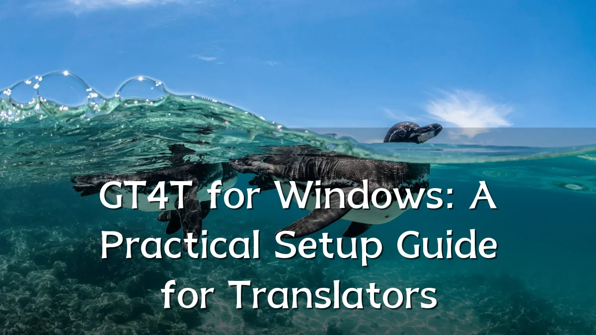 GT4T for Windows: A Practical Setup Guide for Translators