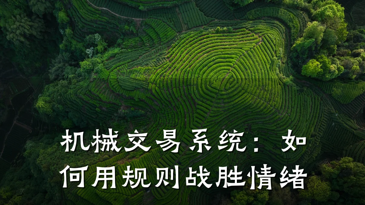 机械交易系统:如何用规则战胜情绪