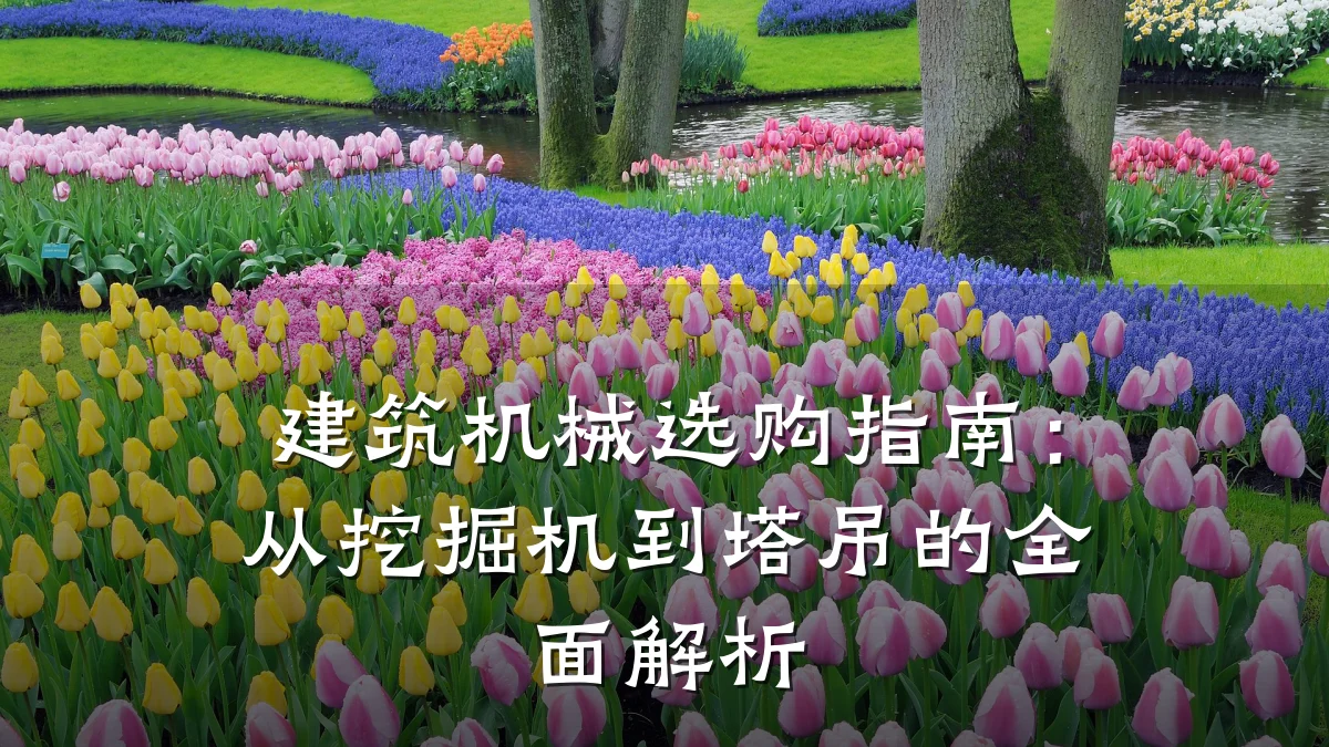 建筑机械选购指南:从挖掘机到塔吊的全面解析