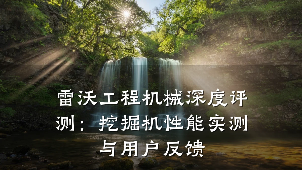 雷沃工程机械深度评测:挖掘机性能实测与用户反馈