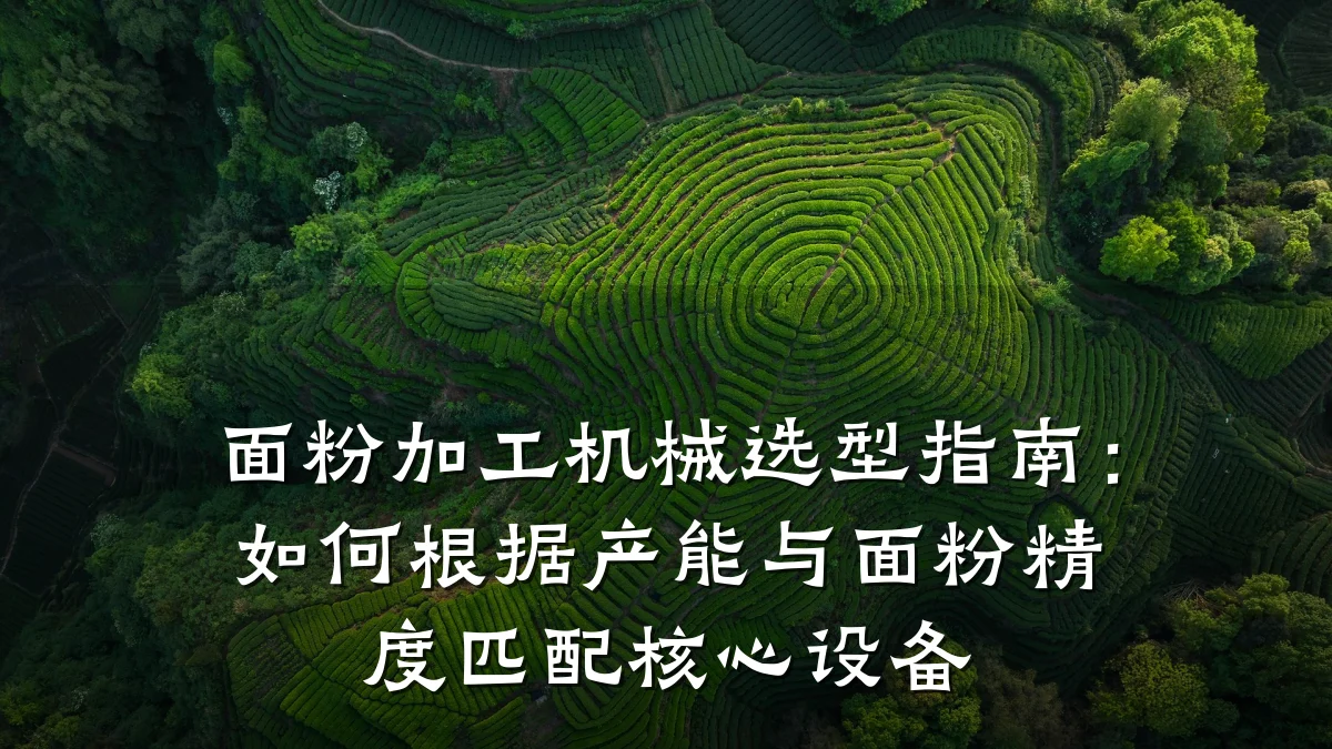 面粉加工机械选型指南:如何根据产能与面粉精度匹配核心设备