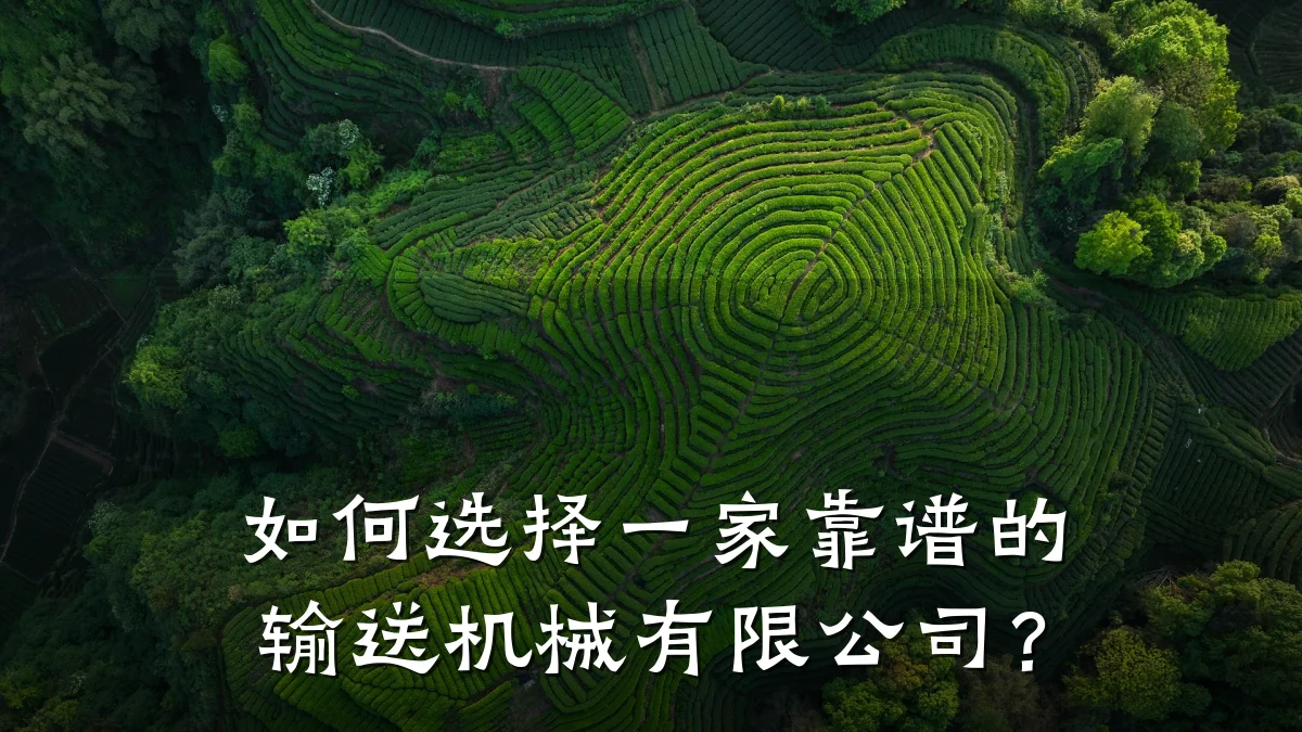 如何选择一家靠谱的输送机械有限公司?