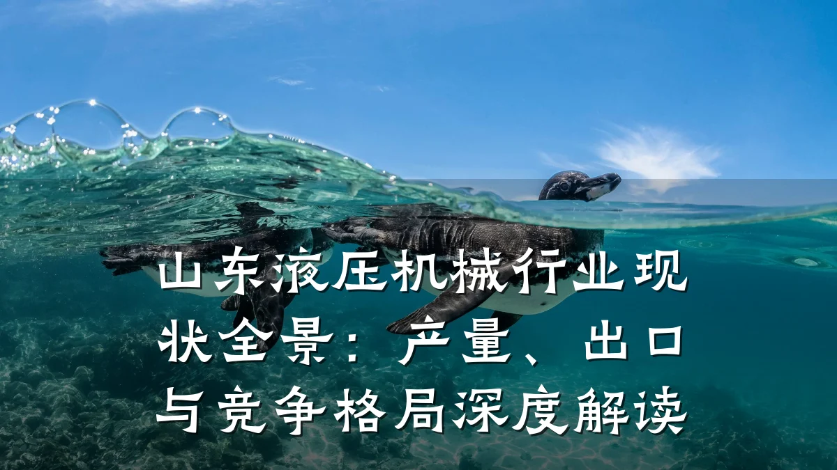 山东液压机械行业现状全景:产量、出口与竞争格局深度解读