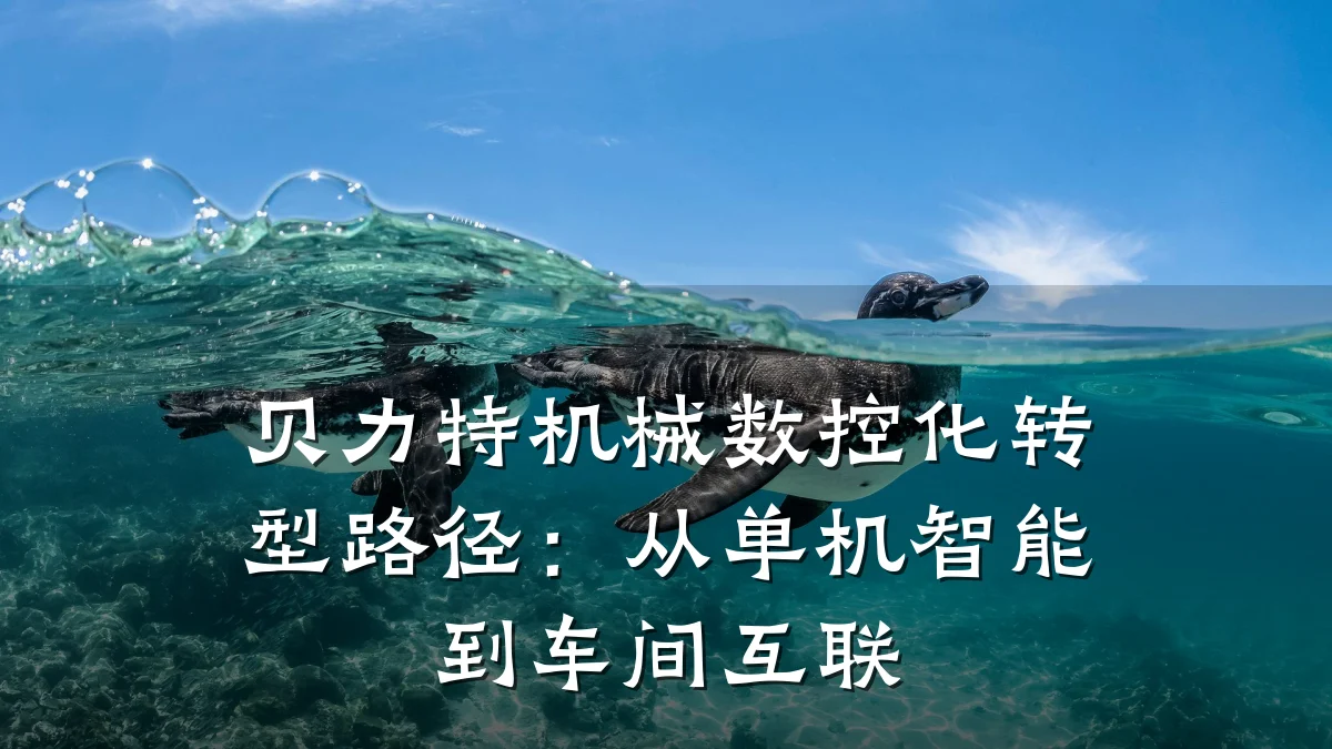 贝力特机械数控化转型路径：从单机智能到车间互联