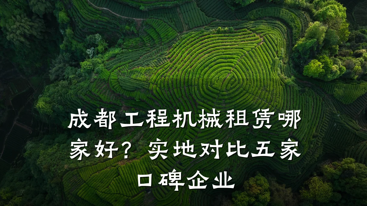 成都工程机械租赁哪家好？实地对比五家口碑企业