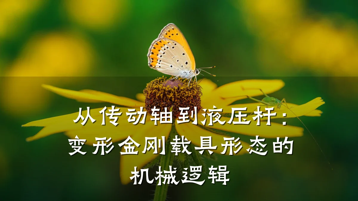 从传动轴到液压杆：变形金刚载具形态的机械逻辑