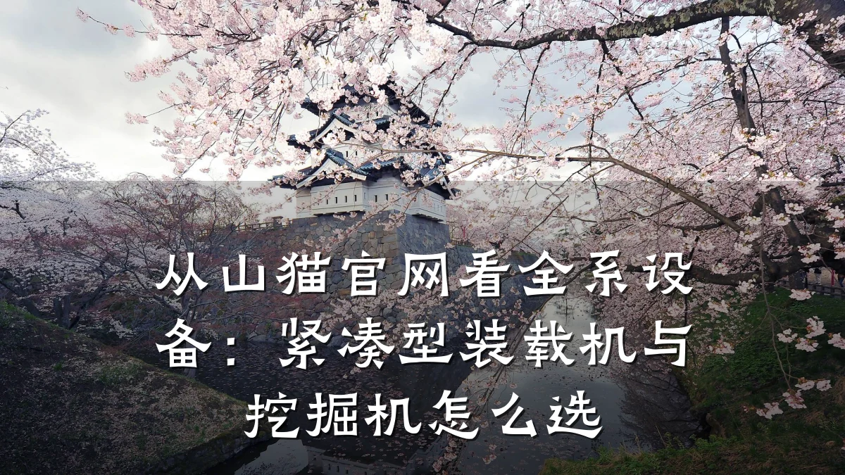 从山猫官网看全系设备：紧凑型装载机与挖掘机怎么选