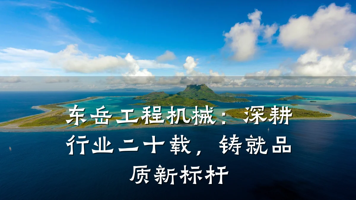 东岳工程机械:深耕行业二十载,铸就品质新标杆