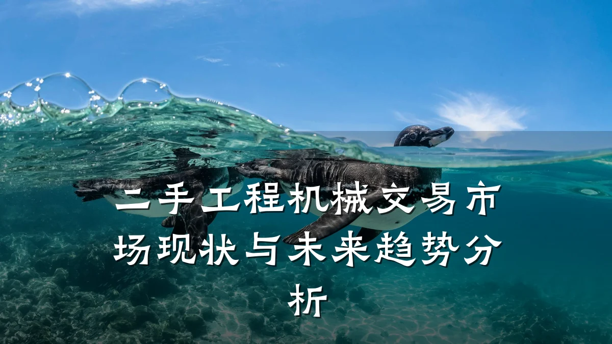 二手工程机械交易市场现状与未来趋势分析
