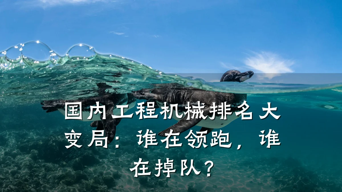 国内工程机械排名大变局：谁在领跑，谁在掉队？