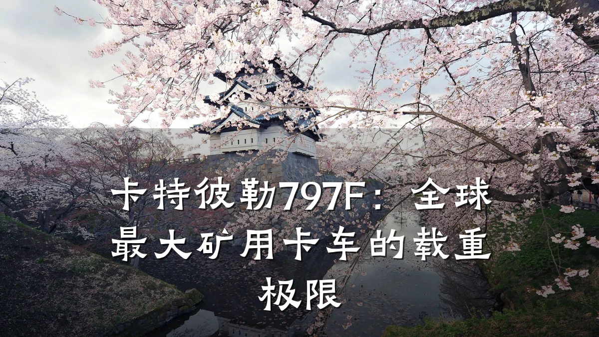 卡特彼勒797F：全球最大矿用卡车的载重极限