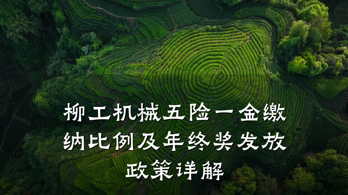 柳工机械五险一金缴纳比例及年终奖发放政策详解