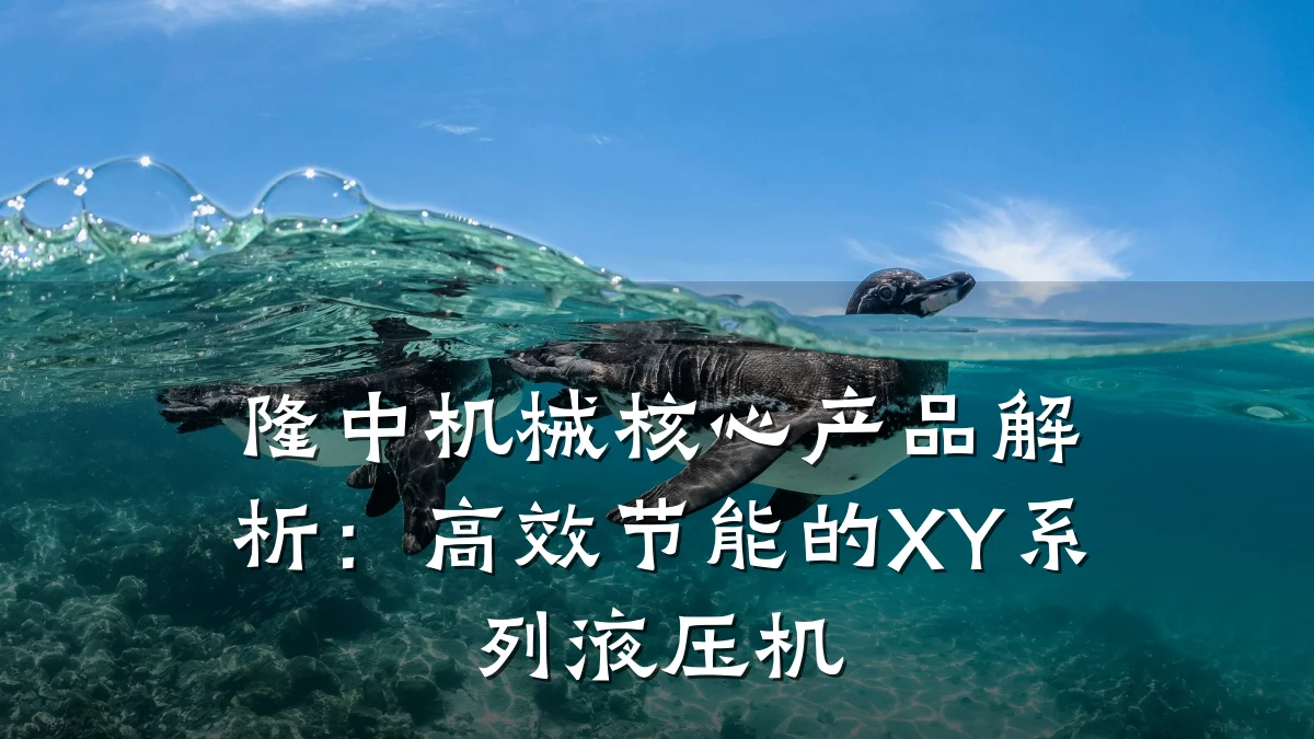 隆中机械核心产品解析：高效节能的XY系列液压机