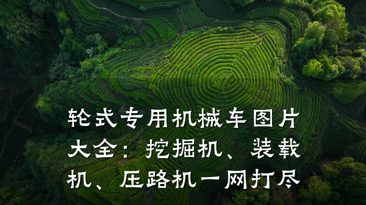 轮式专用机械车图片大全:挖掘机、装载机、压路机一网打尽