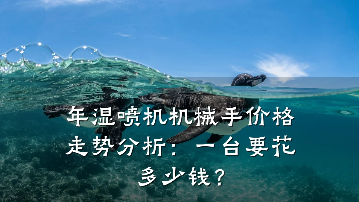 年湿喷机机械手价格走势分析：一台要花多少钱？