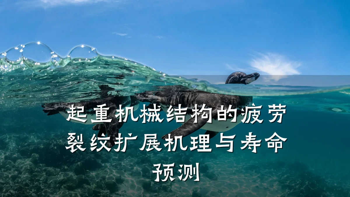 起重机械结构的疲劳裂纹扩展机理与寿命预测