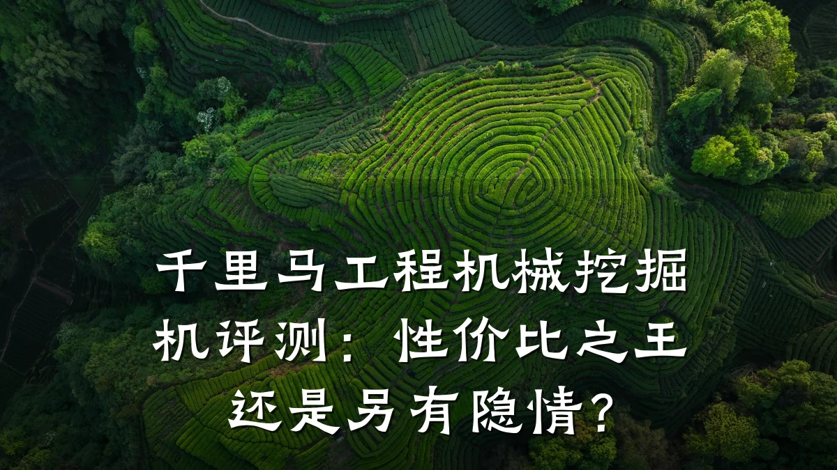 千里马工程机械挖掘机评测：性价比之王还是另有隐情？