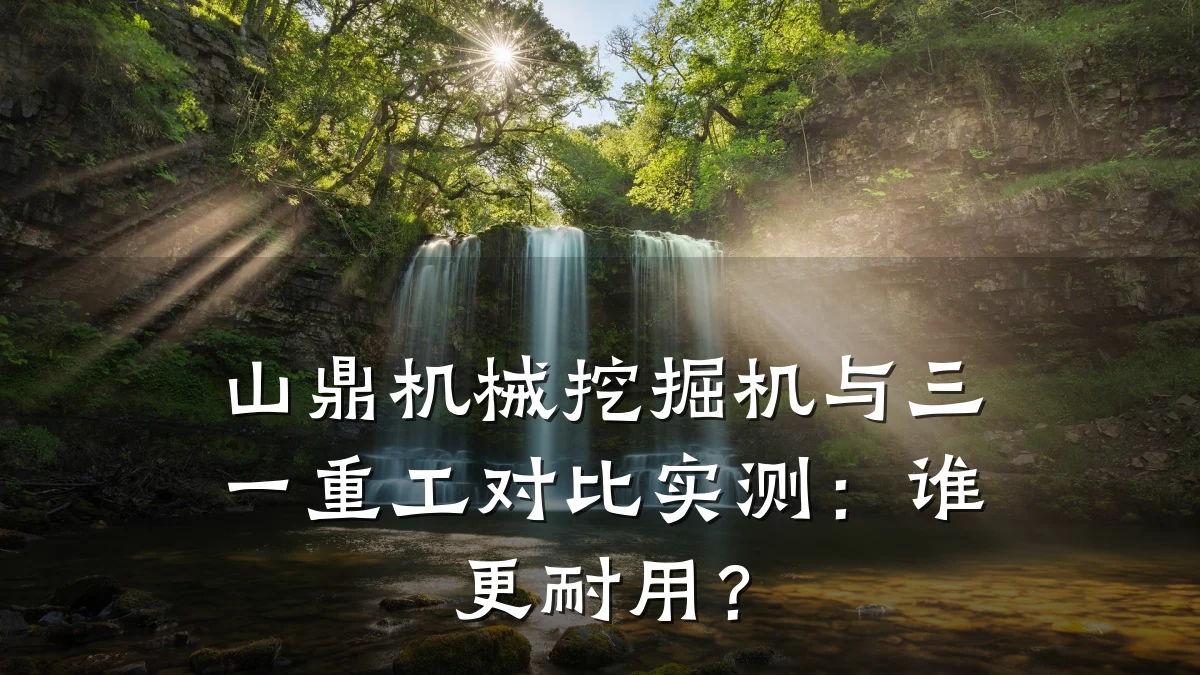 山鼎机械挖掘机与三一重工对比实测:谁更耐用?