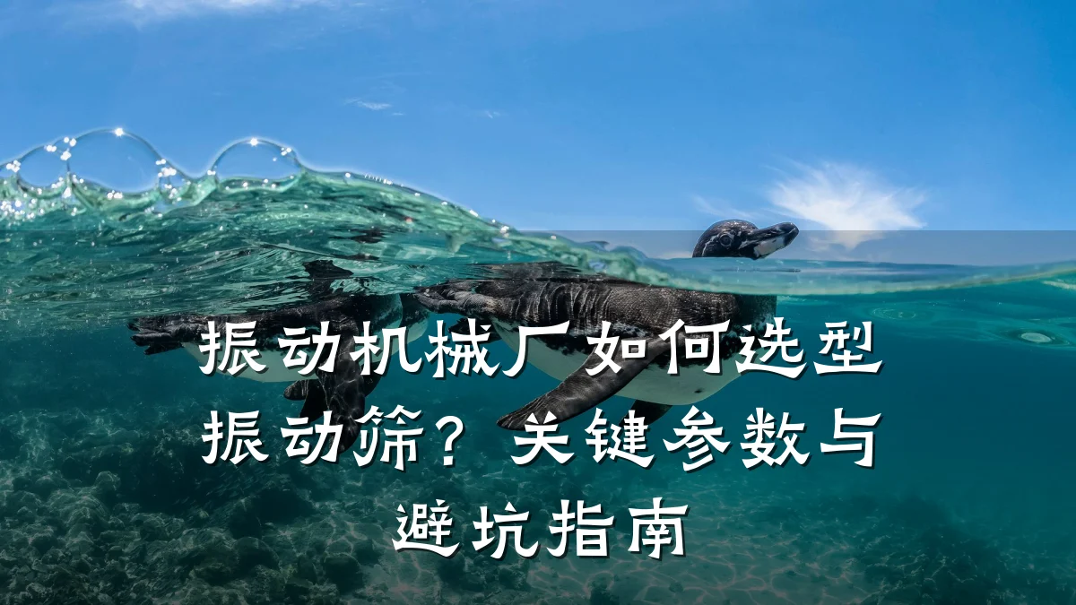 振动机械厂如何选型振动筛？关键参数与避坑指南