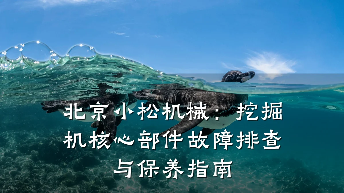 北京小松机械:挖掘机核心部件故障排查与保养指南