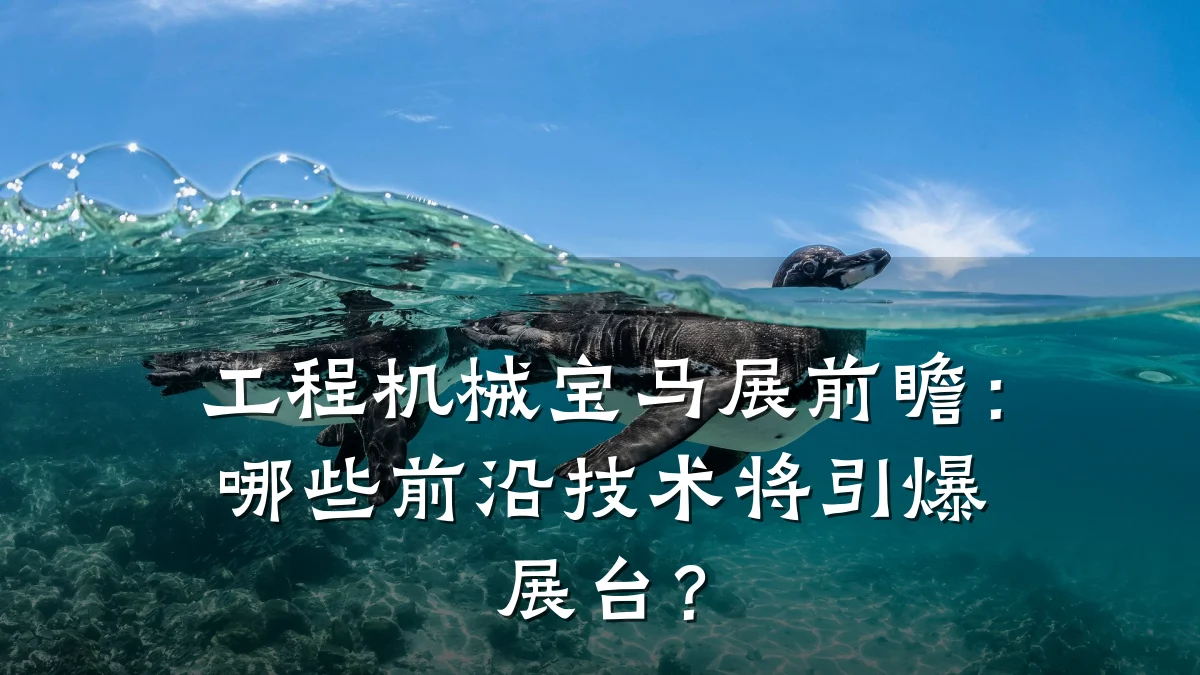 工程机械宝马展前瞻:哪些前沿技术将引爆展台?