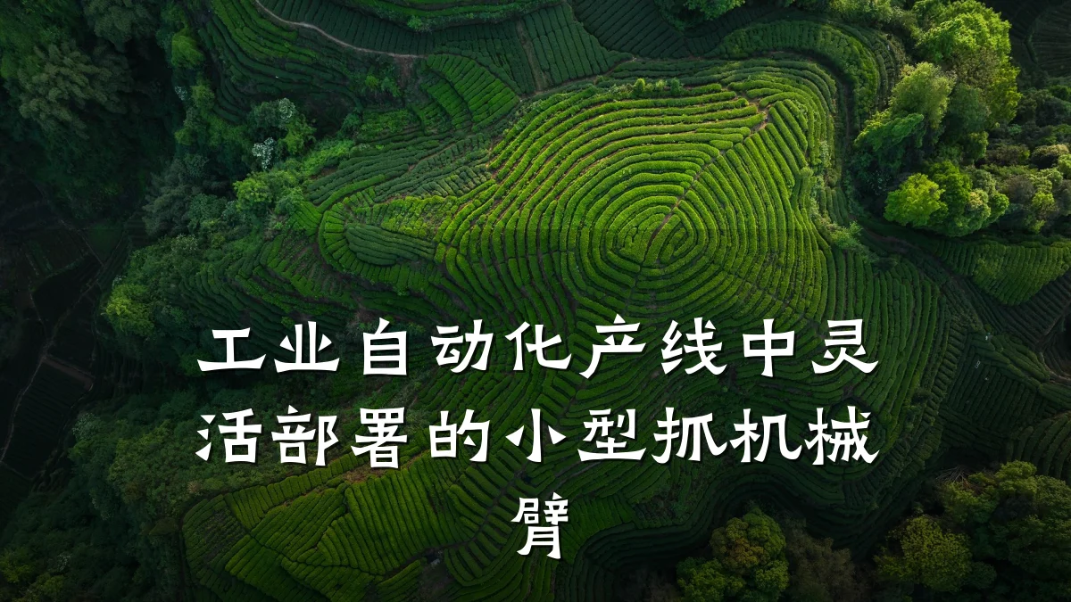 工业自动化产线中灵活部署的小型抓机械臂