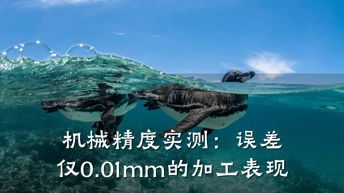 机械精度实测:误差仅0.01mm的加工表现