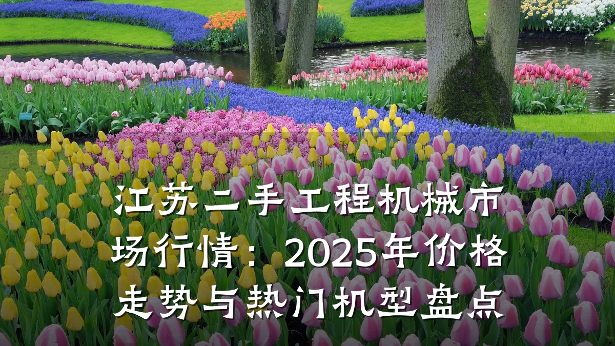 江苏二手工程机械市场行情:2025年价格走势与热门机型盘点