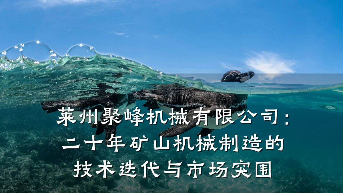 莱州聚峰机械有限公司:二十年矿山机械制造的技术迭代与市场突围