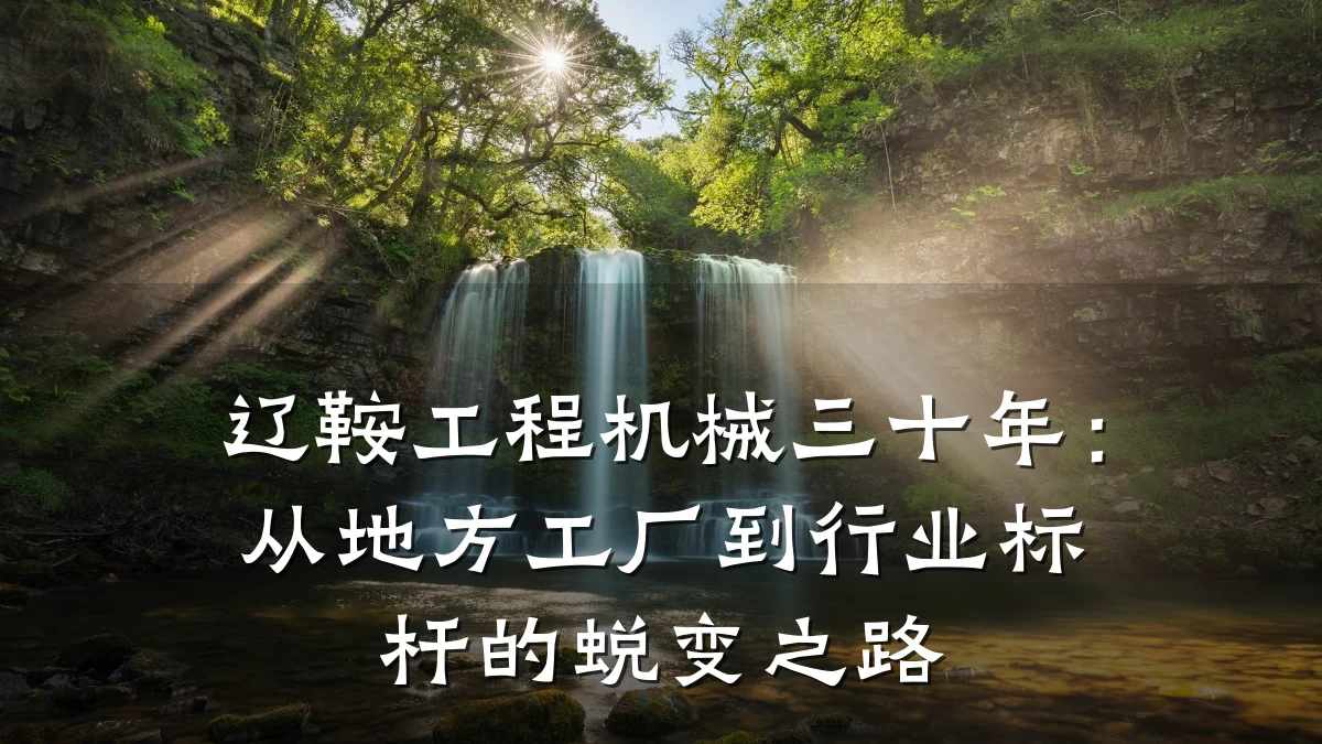辽鞍工程机械三十年:从地方工厂到行业标杆的蜕变之路