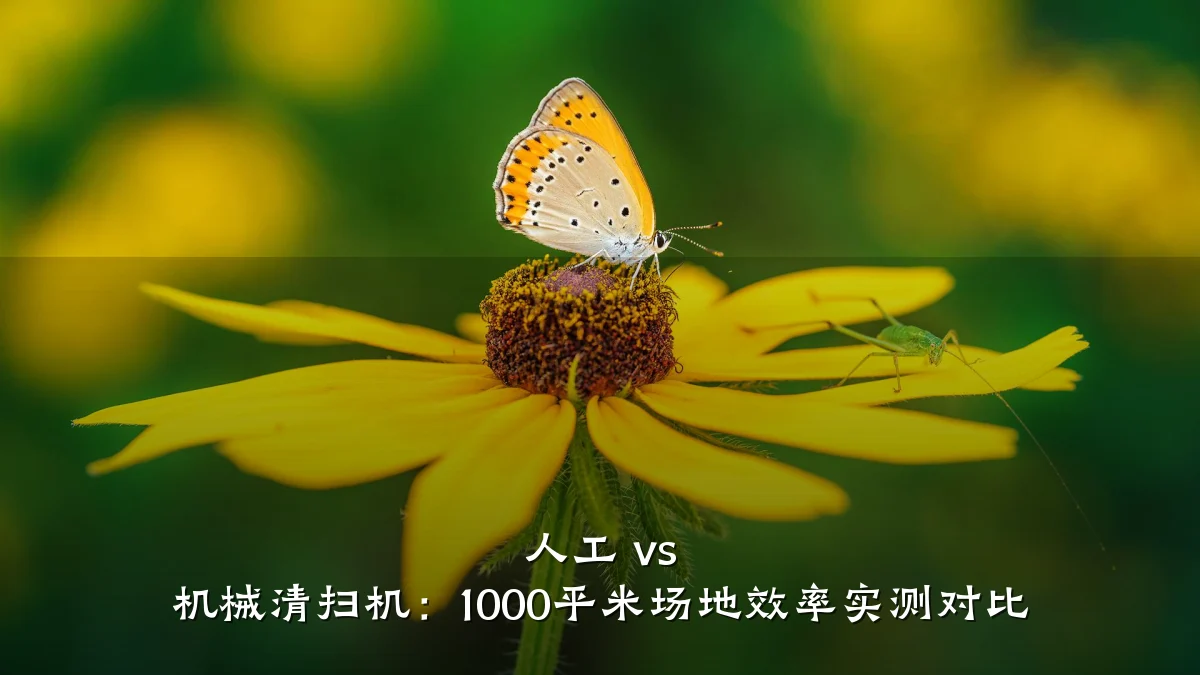 人工 vs 机械清扫机:1000平米场地效率实测对比