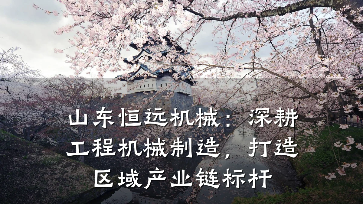 山东恒远机械:深耕工程机械制造,打造区域产业链标杆