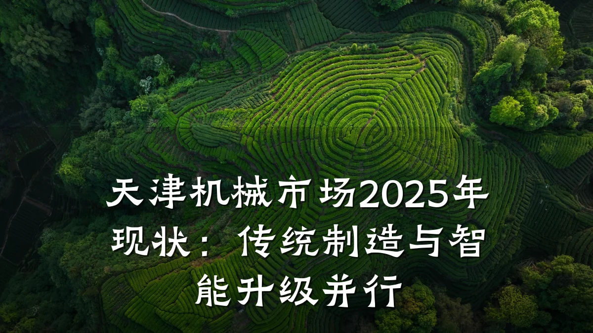 天津机械市场2025年现状:传统制造与智能升级并行