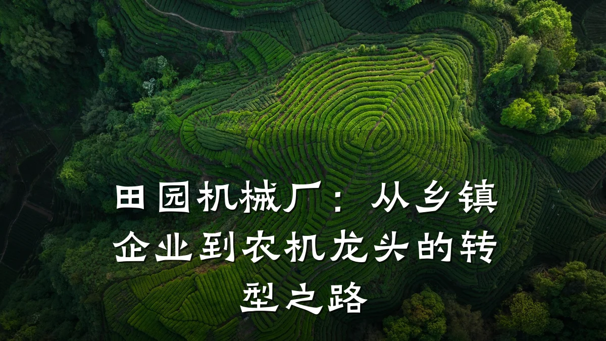 田园机械厂:从乡镇企业到农机龙头的转型之路