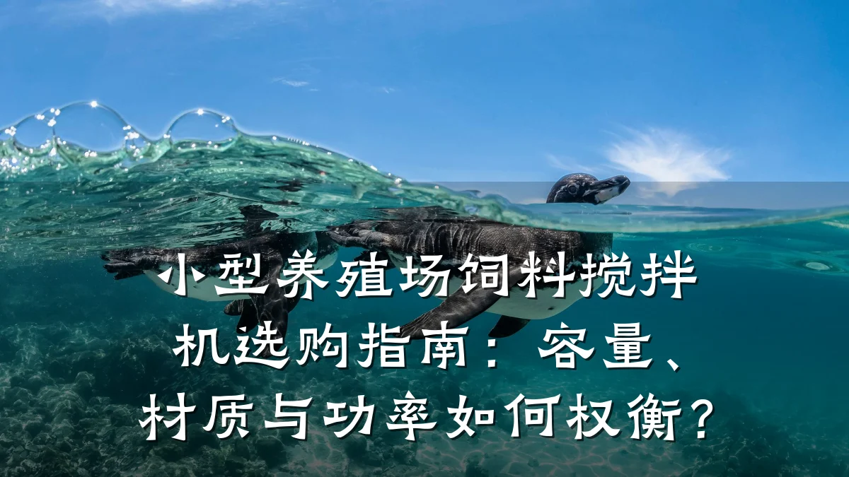 小型养殖场饲料搅拌机选购指南:容量、材质与功率如何权衡?