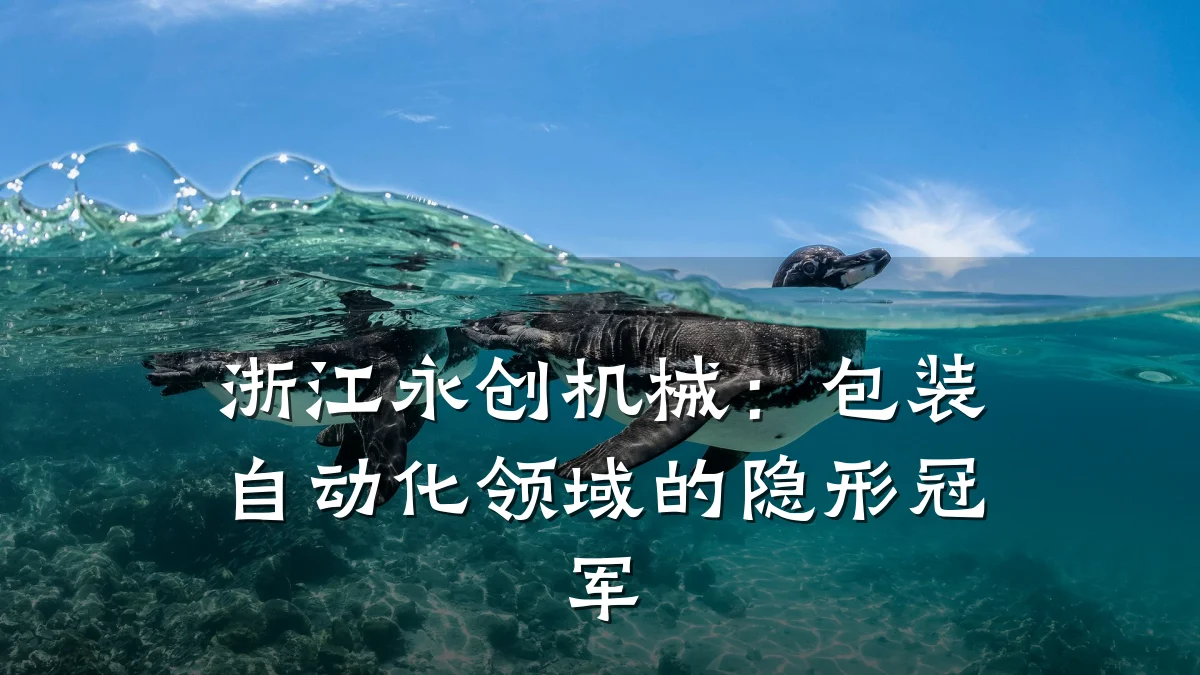 浙江永创机械:包装自动化领域的隐形冠军