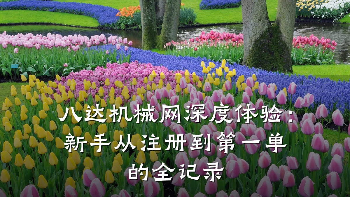 八达机械网深度体验:新手从注册到第一单的全记录