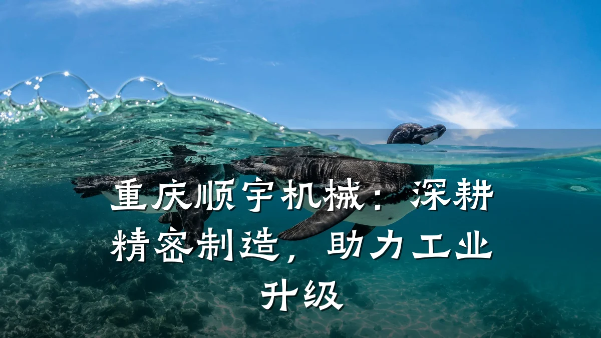 重庆顺宇机械:深耕精密制造,助力工业升级