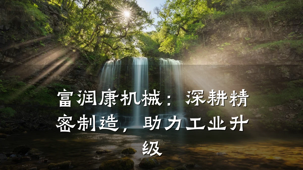 富润康机械:深耕精密制造,助力工业升级