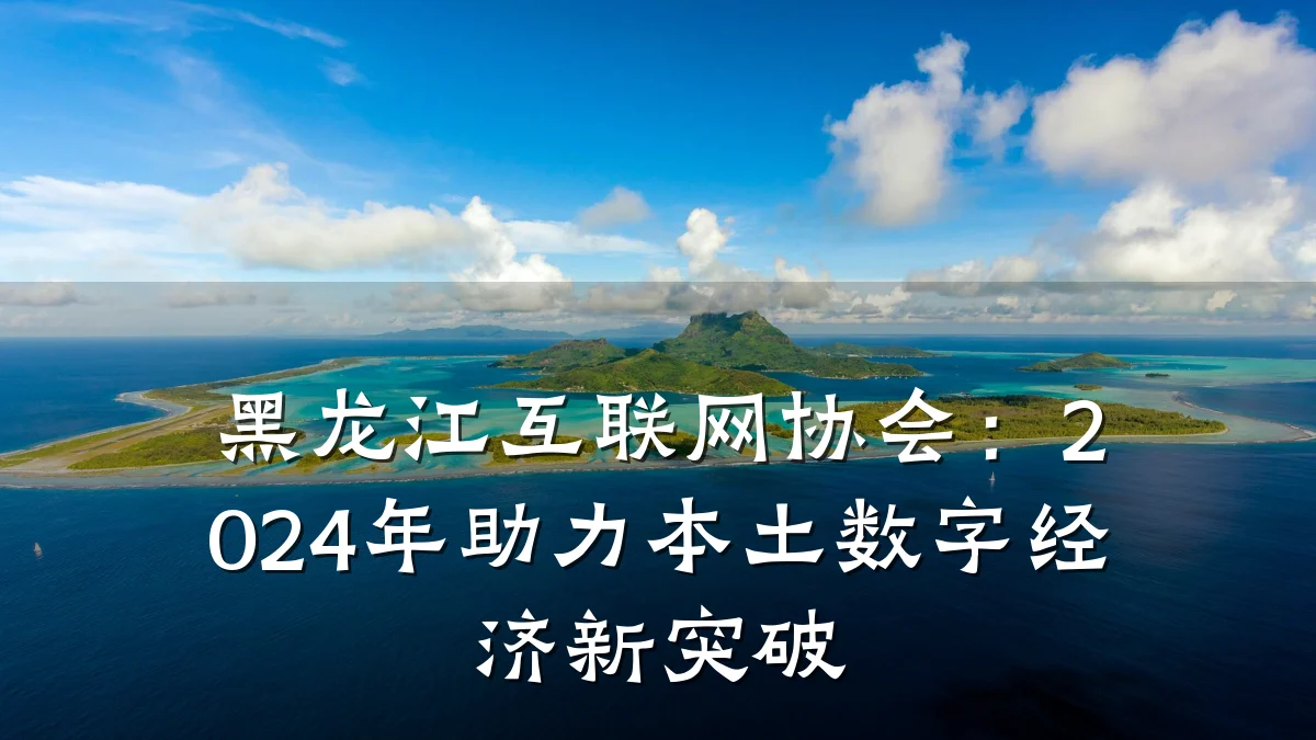 黑龙江互联网协会:2024年助力本土数字经济新突破