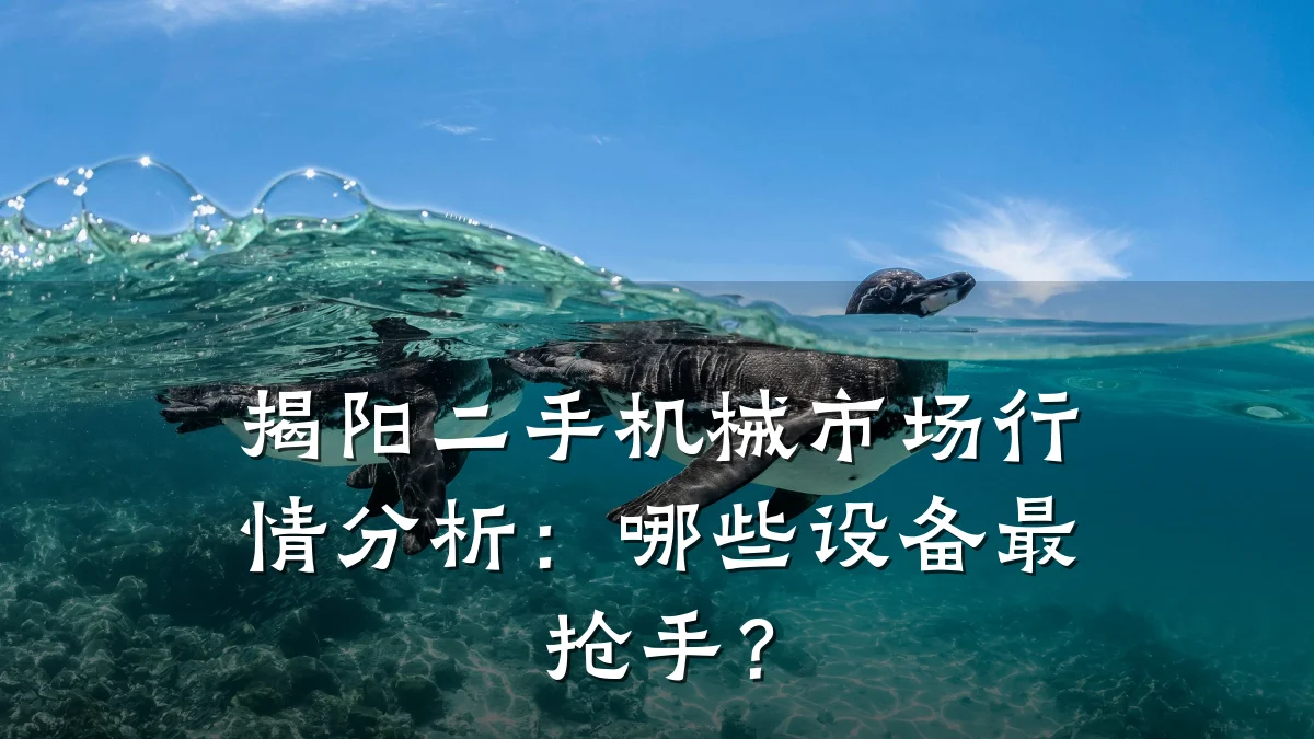 揭阳二手机械市场行情分析:哪些设备最抢手?