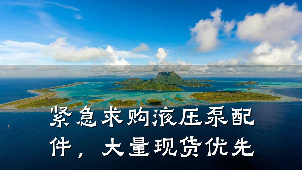 紧急求购液压泵配件,大量现货优先