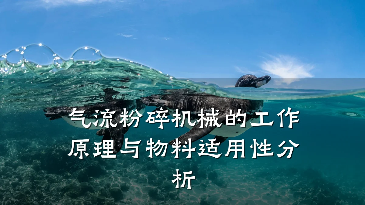 气流粉碎机械的工作原理与物料适用性分析