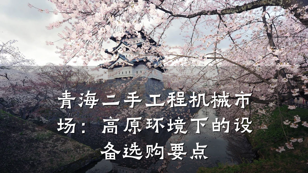 青海二手工程机械市场:高原环境下的设备选购要点