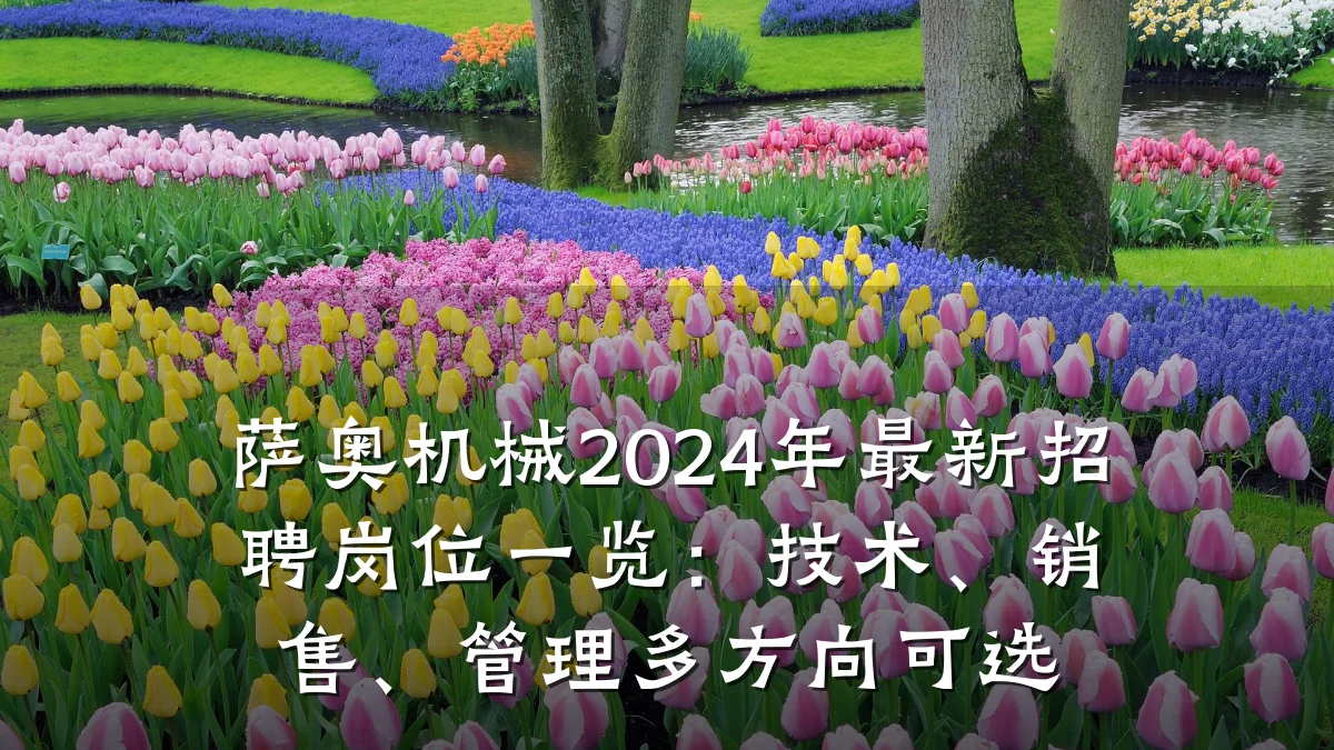 萨奥机械2024年最新招聘岗位一览:技术、销售、管理多方向可选