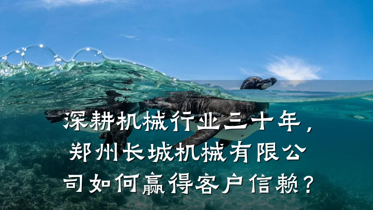 深耕机械行业三十年,郑州长城机械有限公司如何赢得客户信赖?