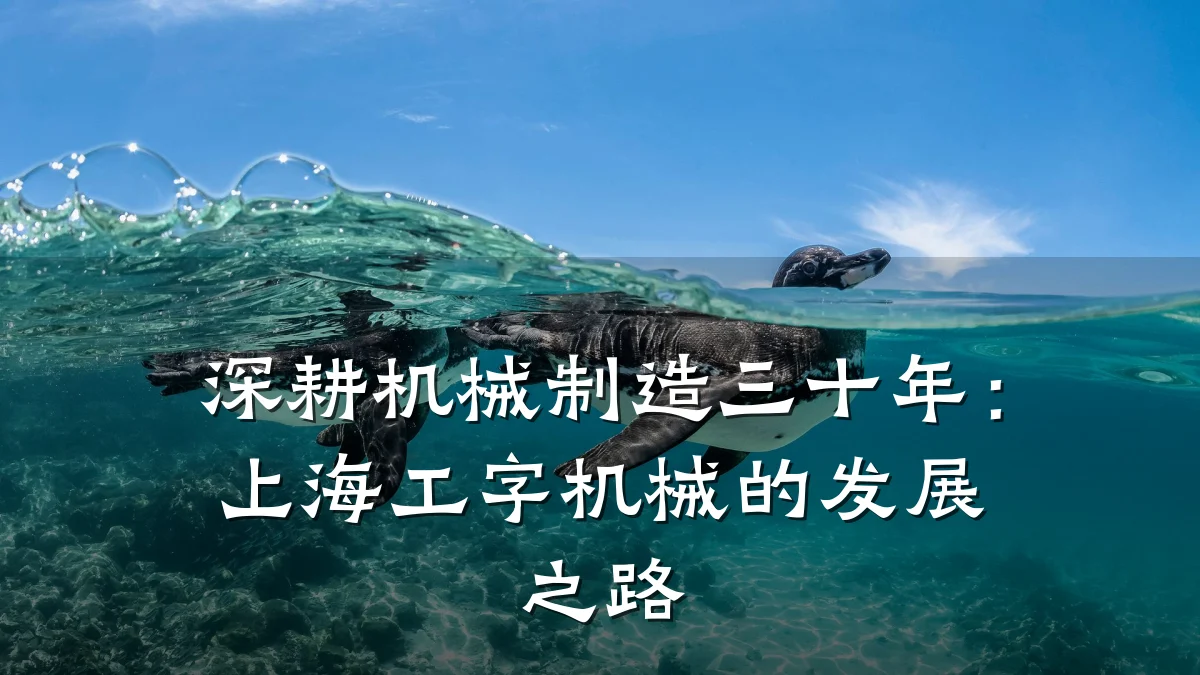深耕机械制造三十年:上海工字机械的发展之路