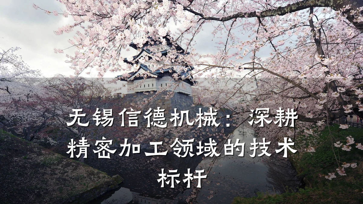 无锡信德机械：深耕精密加工领域的技术标杆