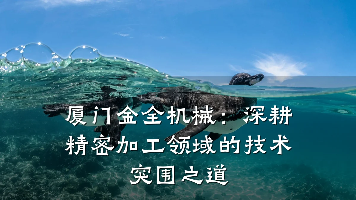 厦门金全机械:深耕精密加工领域的技术突围之道