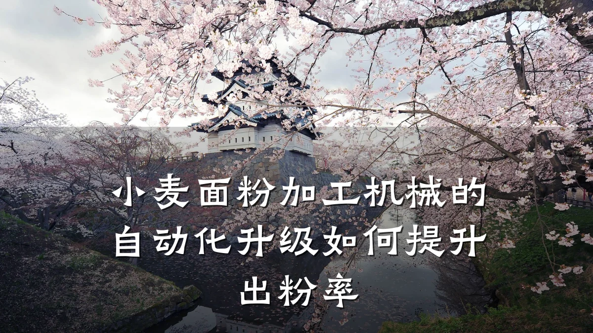小麦面粉加工机械的自动化升级如何提升出粉率
